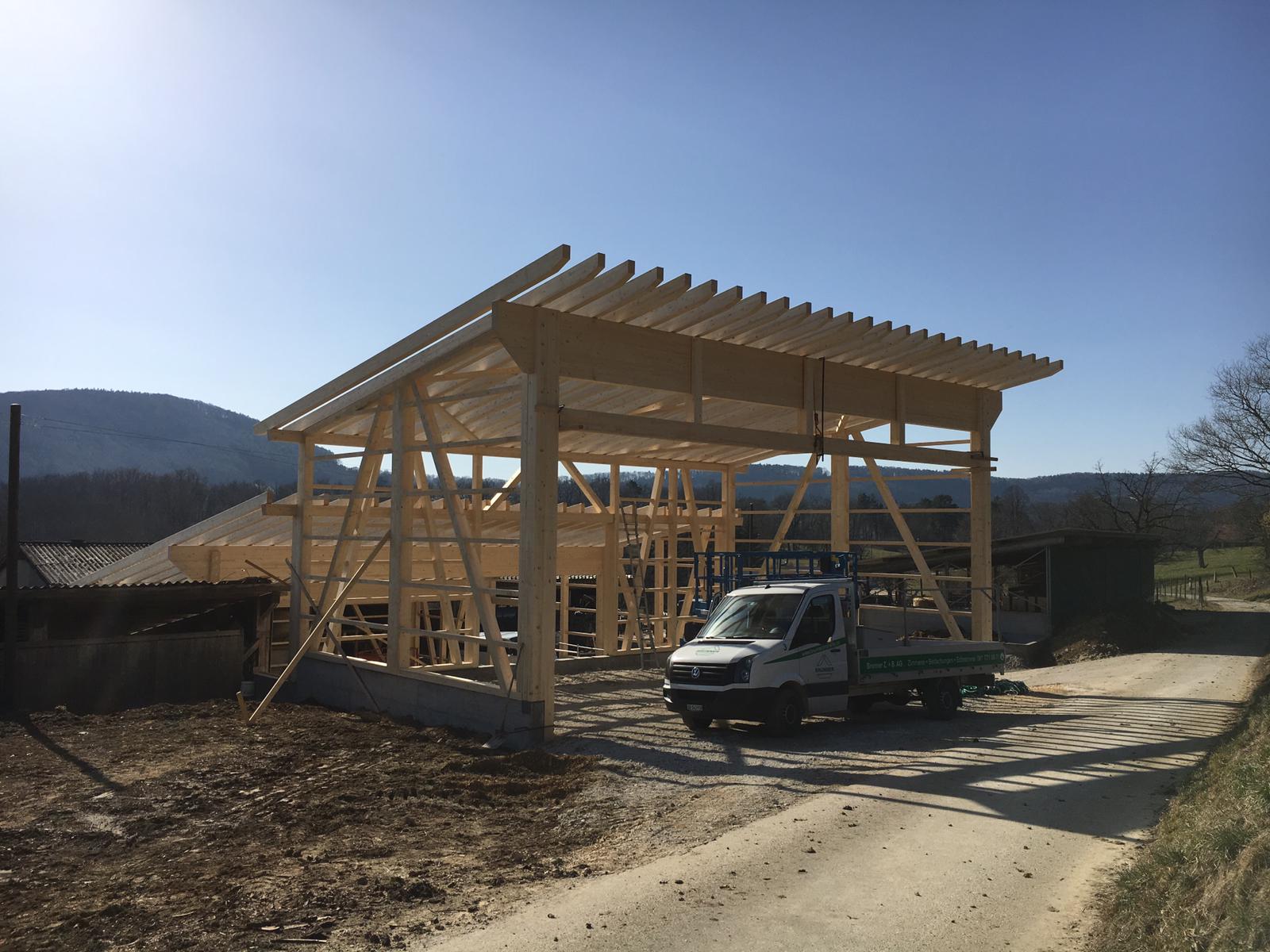 Konventioneller Holzbau Brunner Zimmerei und Bedachung AG